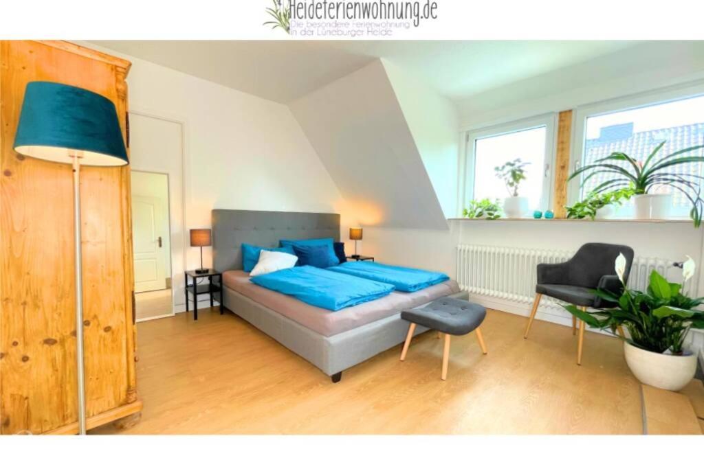 Heideferienwohnung - Die Neue Ferienwohnung Валсроде Екстериор снимка